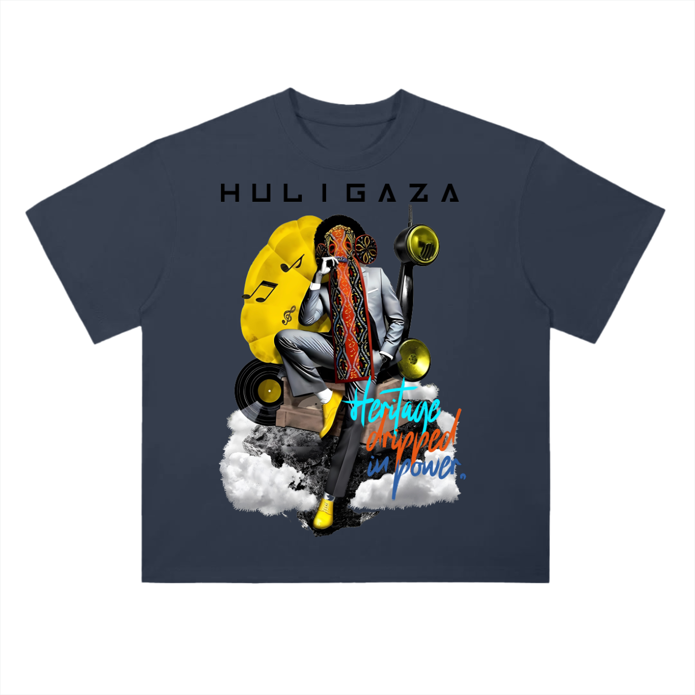 HERITAGE HEAVYWEIGHT DROP SHOULDER COTTON T-SHIRT