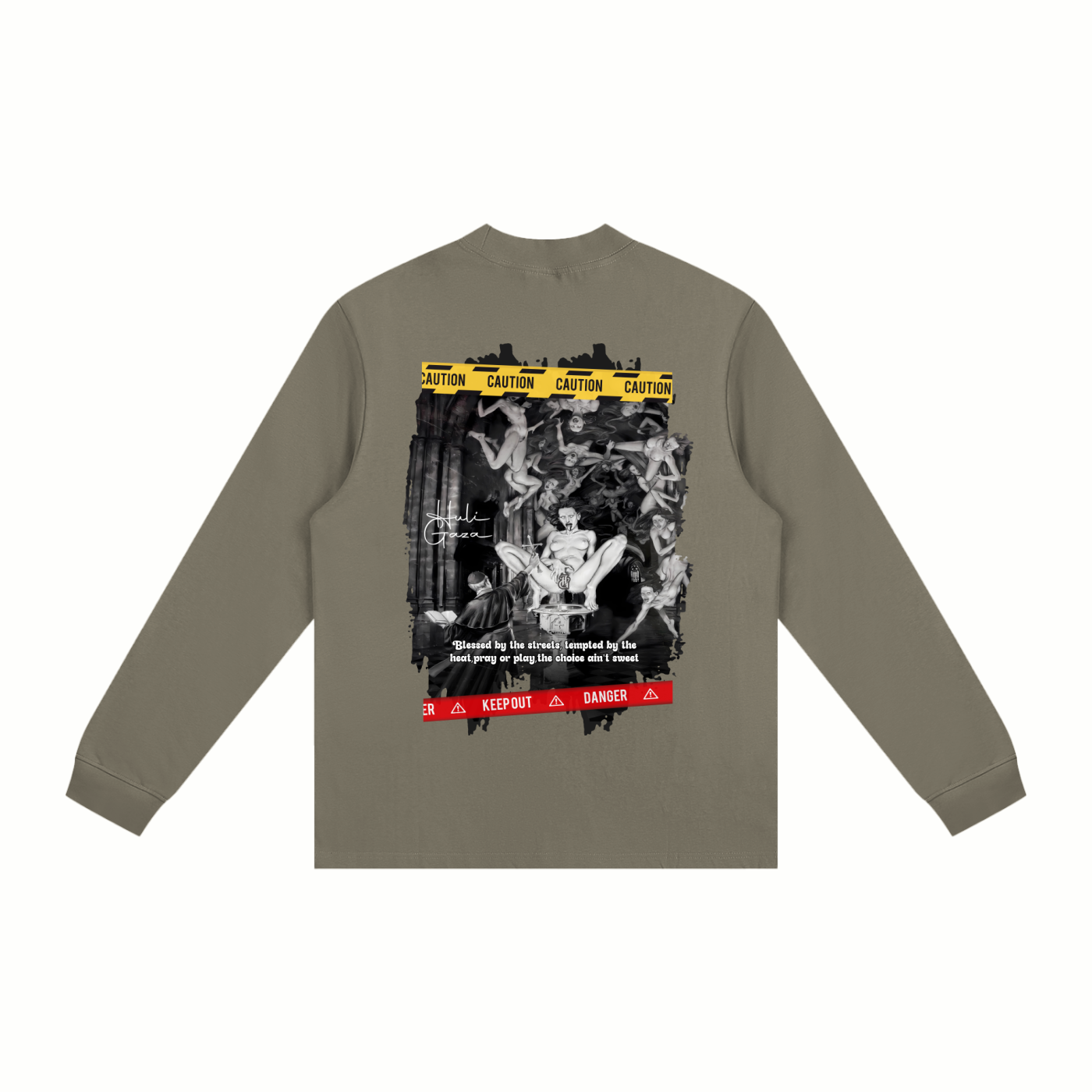 STREET TEMPTATION NON-SHRINK MOCK NECK SWEATSHIRT